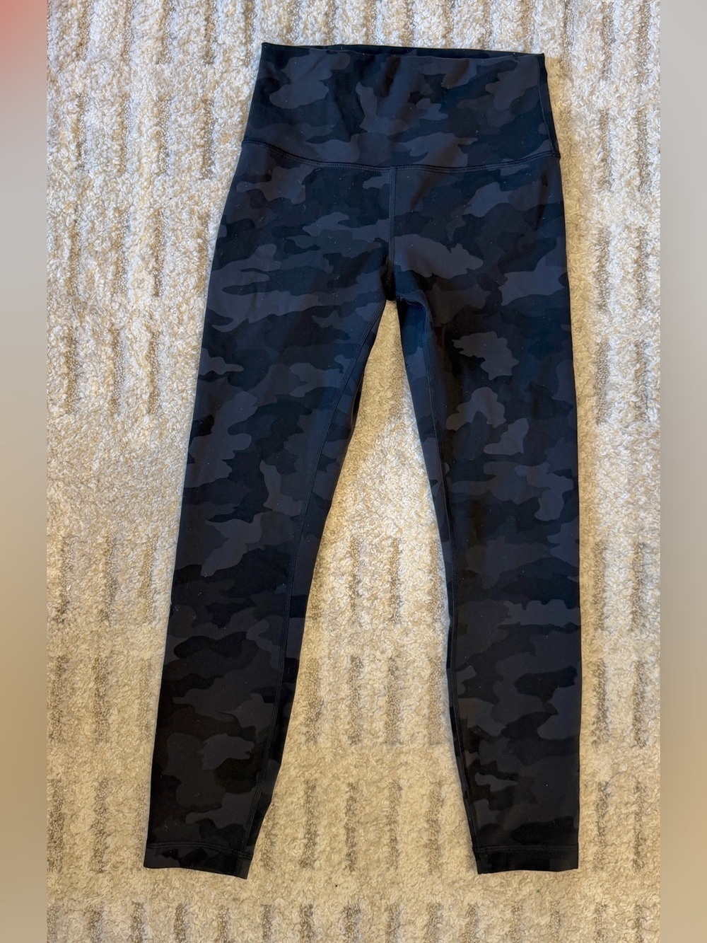 Lululemon Black Camo Align Pants Preppy Athleisure Workout